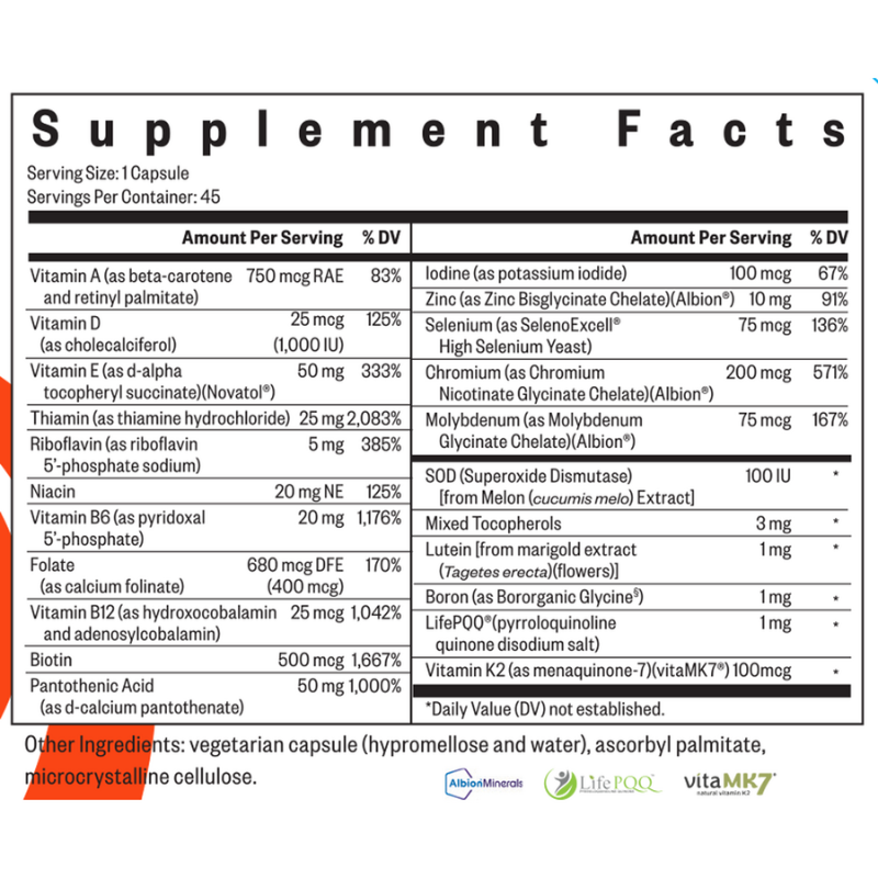 Multivitamin One MF - Seeking Health