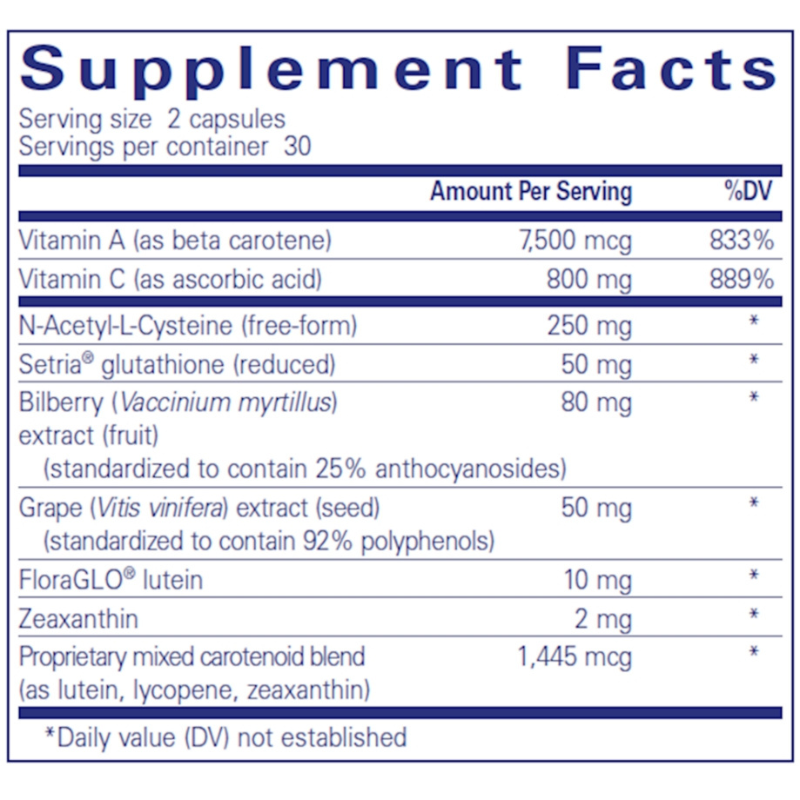 Macular Support Formula - Pure Encapsulations