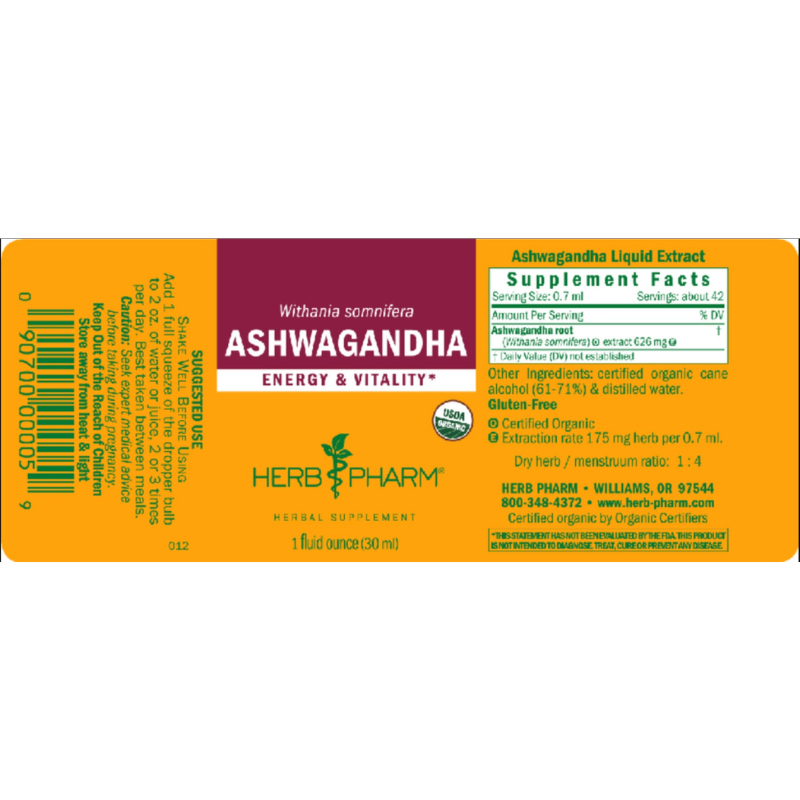 Ashwagandha- Herb Pharm