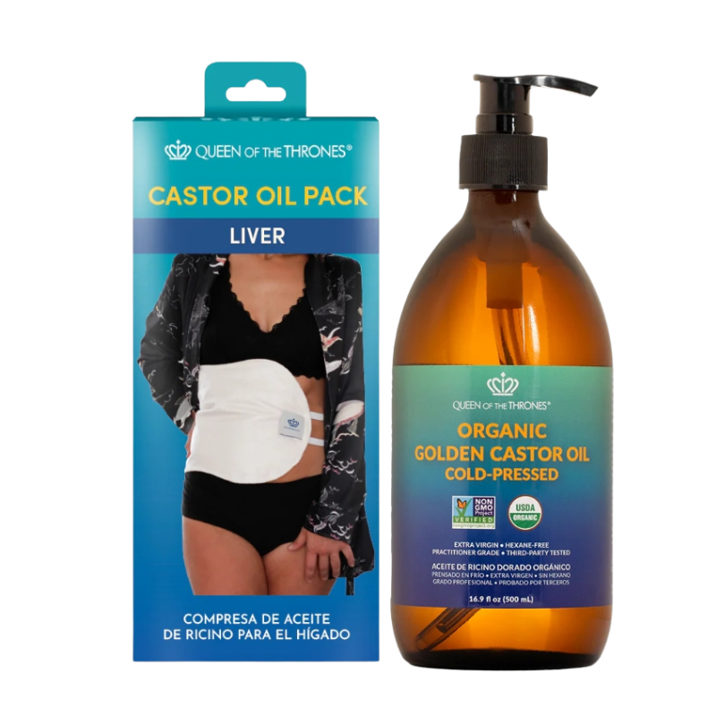 Queen of Thrones Castor Oil & Wrap Combo