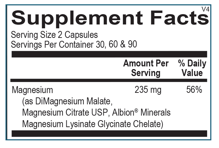 Reacted Magnesium 180 capsules