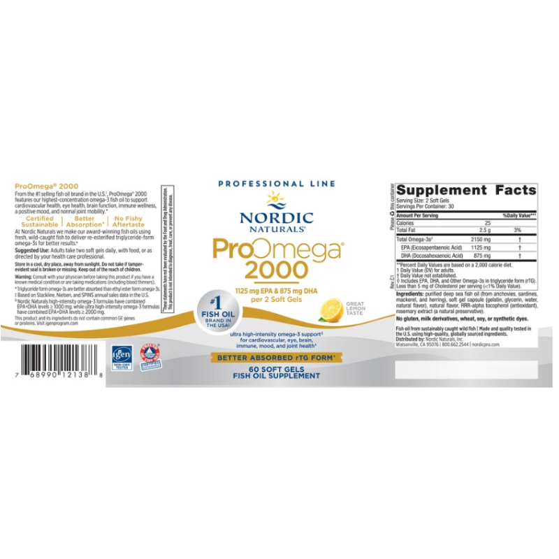 ProOmega® 2000 - Nordic Naturals