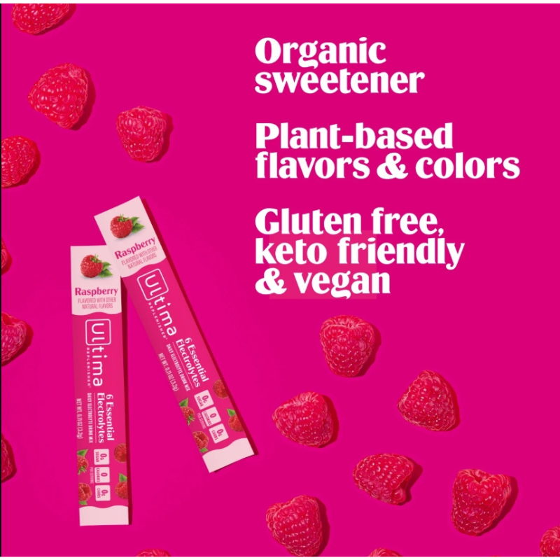Raspberry Electrolyte Drink Mix - Ultima